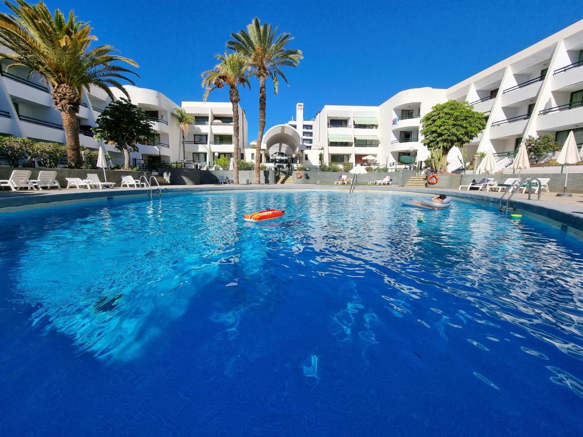 Casa Palmera 3 Only 150 Metres To The Beach, Heated Pool, Wifi, Sat-Tv, Balcony 阿罗纳 外观 照片