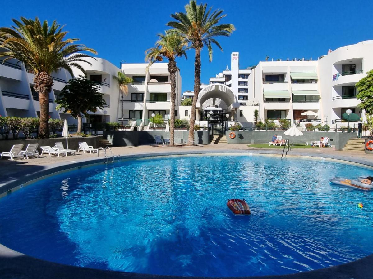 Casa Palmera 3 Only 150 Metres To The Beach, Heated Pool, Wifi, Sat-Tv, Balcony 阿罗纳 外观 照片