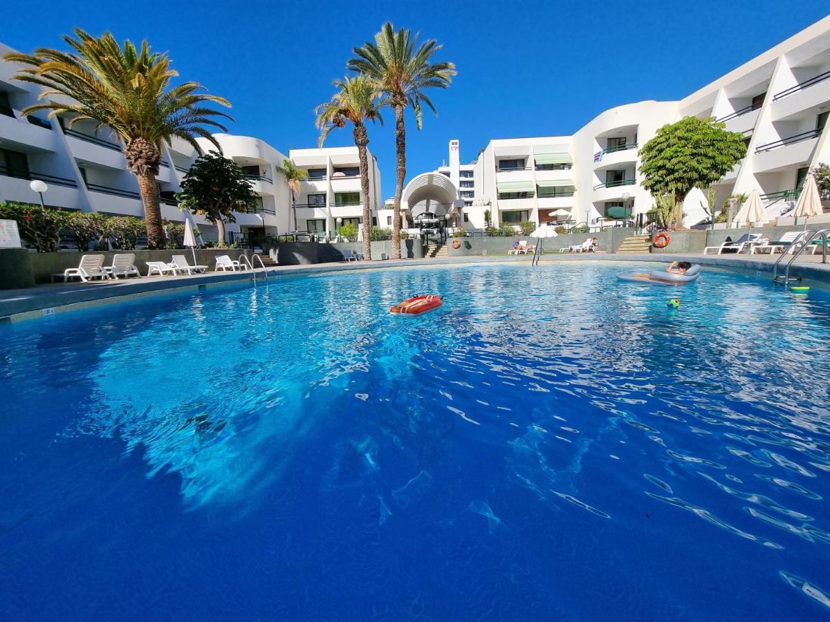 Casa Palmera 3 Only 150 Metres To The Beach, Heated Pool, Wifi, Sat-Tv, Balcony 阿罗纳 外观 照片