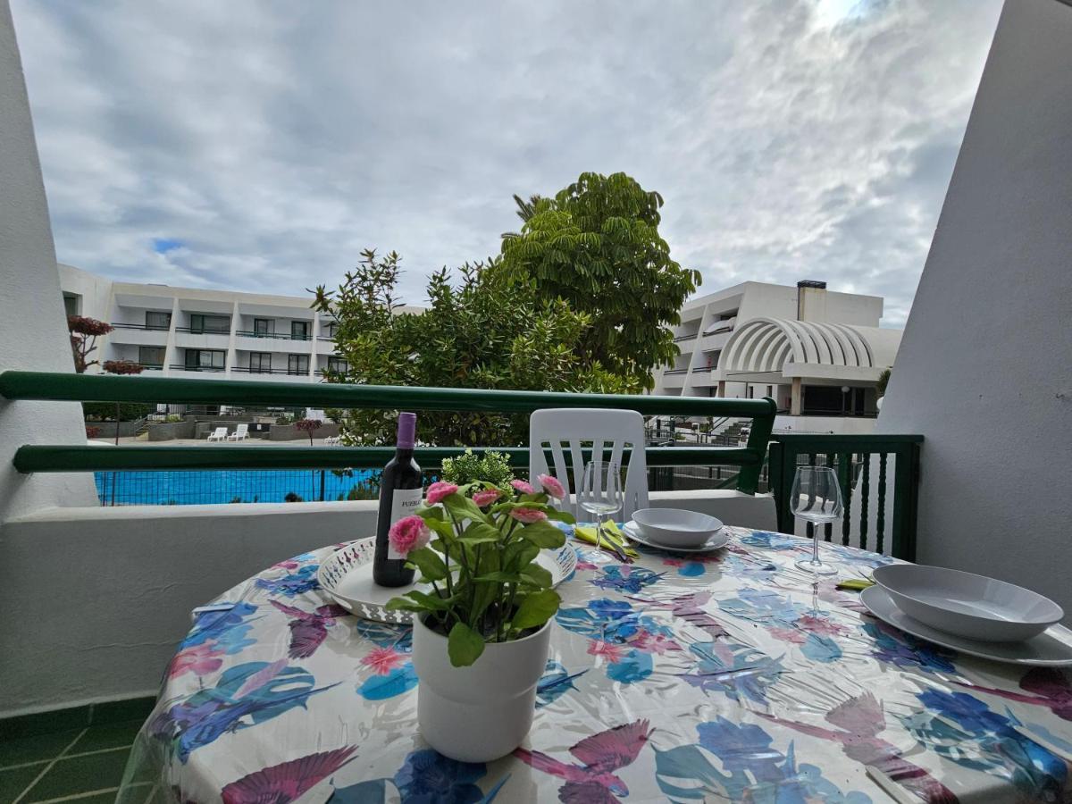 Casa Palmera 3 Only 150 Metres To The Beach, Heated Pool, Wifi, Sat-Tv, Balcony 阿罗纳 外观 照片
